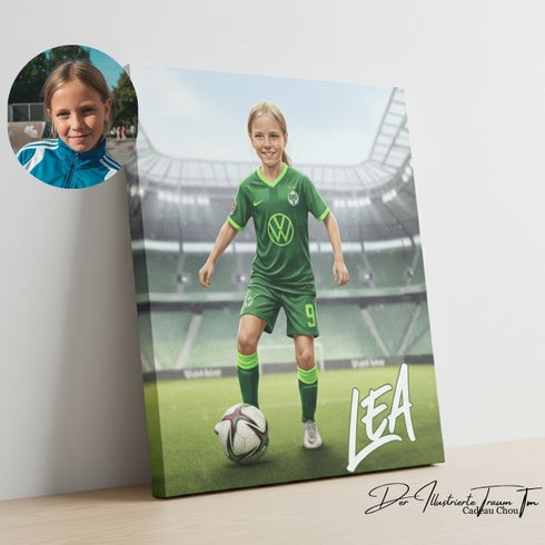 Magisches Porträt – Der Illustrierte Traum™ – Spezial für Fußballfans